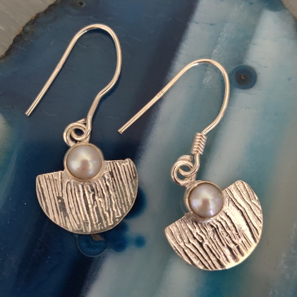 Jewelry - Fresh Water Pearl Sterling Silver Earrings